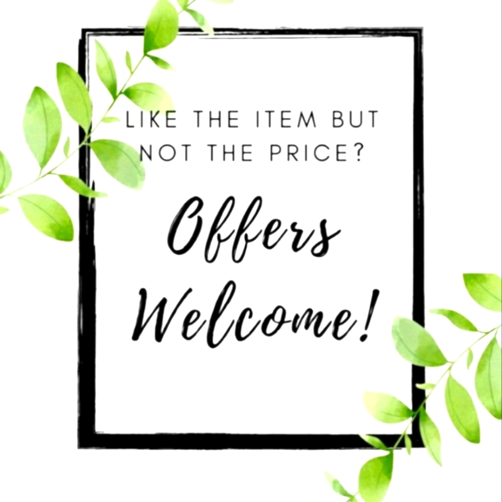 Offers Welcome! 😊